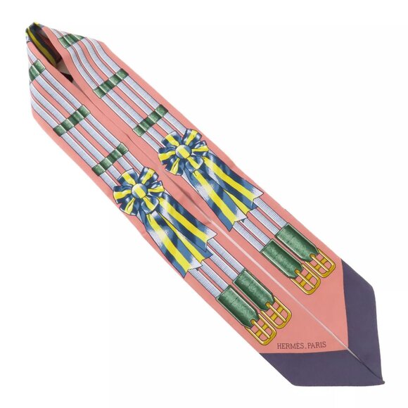 ❤️HERMES Twilly Scarf Scarves Silk❤️ - Picture 5 of 9